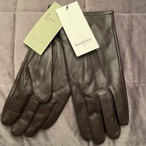 Men’s soft leather lined gloves